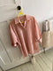 SANTIAGO big shirt / organic indian cotton / sunset