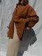 SANTIAGO big shirt / indian linen / cinnamon