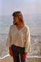 PAOLA cardigan / organic cotton / milk