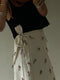 NILA mini wrap skirt / indian cotton / little planets