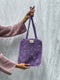 MERCADO crochet bag / organic cotton / lavender