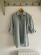 SANTIAGO big shirt / organic indian cotton / rayas azules