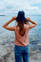 NALLA mini crochet hat / organic cotton / navy