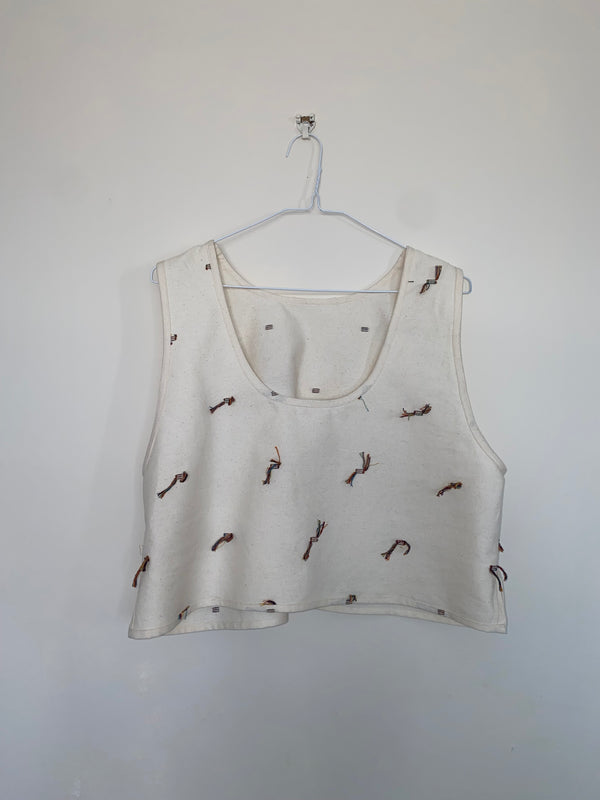 RADHA top / organic indian cotton / little planets