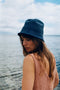 NALLA mini crochet hat / organic cotton / navy