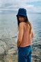 NALLA mini crochet hat / organic cotton / navy
