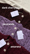 MILAGRO cardigan / highland wool / dark cherry plum