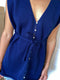 CHALECO waistcoat / organic cotton / midnight