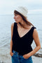 NALLA mini crochet hat / organic cotton / milk