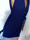 CHALECO waistcoat / organic cotton / midnight