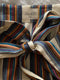 NILA mini wrap skirt / indian cotton / 90s stripes