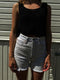 CANDELA lace vest / organic cotton / black