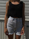 CANDELA lace vest / organic cotton / black
