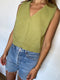 UNO vest / organic cotton / pistachio