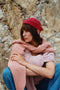NALLA mini crochet hat / organic cotton / strawberry
