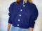 CARMEN cardigan / organic cotton / midnight