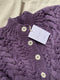 MILAGRO cardigan / highland wool / jacaranda