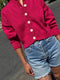 CARMEN cardigan / organic cotton / frambuesa