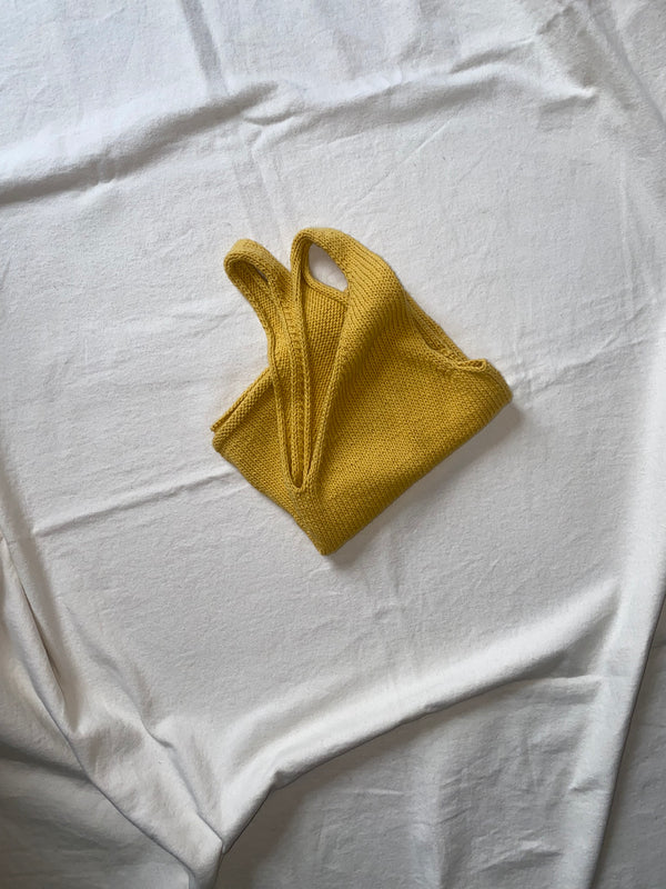 SOLITO vest / organic cotton / golden honey