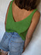 SOLITO vest / organic cotton / cilantro