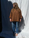 SANTIAGO big shirt / indian linen / cinnamon
