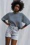 PABLO mini jumper / organic cotton / milk & midnight stripe