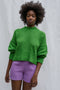 LAGO mini jumper / organic cotton boucle / apple