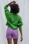 LAGO mini jumper / organic cotton boucle / apple