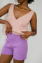 SOLITO vest / organic cotton boucle / rosado