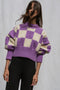 LINO no waste jumper / organic cotton / summer lilac & milk