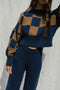 LINO no waste jumper / organic cotton / midnight & carob
