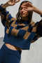 LINO no waste jumper / organic cotton / midnight & carob