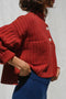 FRANKA ribbed jumper / organic cotton / pimienta