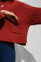 FRANKA ribbed jumper / organic cotton / pimienta