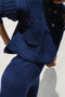 FRANKA ribbed jumper / organic cotton / midnight