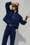 FRANKA ribbed jumper / organic cotton / midnight