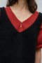 SOLITO vest / organic cotton boucle / black
