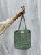 MERCADO crochet bag / organic cotton / mint