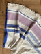 handwoven towel / organic cotton / PLUM & BLUEBERRY