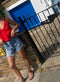 SOLITO vest / organic cotton / mojo rojo
