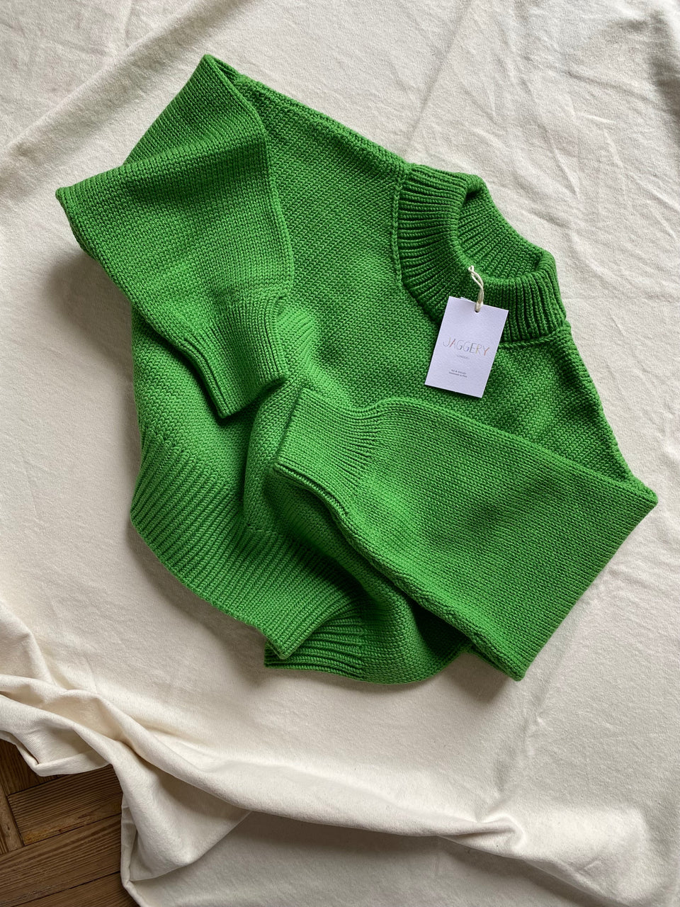 ROSINA mini jumper / highland wool / lemongrass / samples