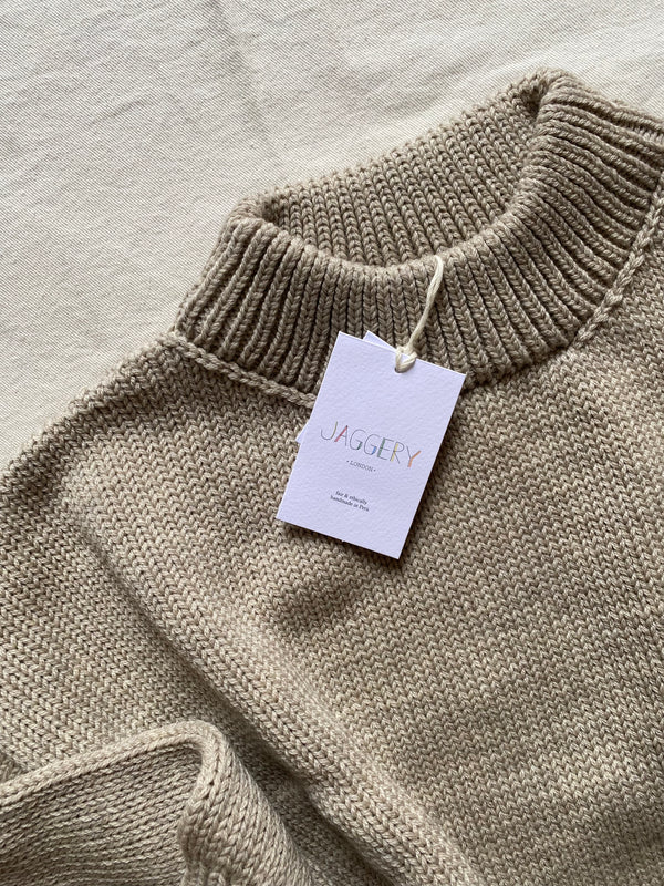 ROSINA mini jumper / highland wool / wild oat