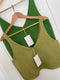 SOLITO vest / organic cotton / pistachio