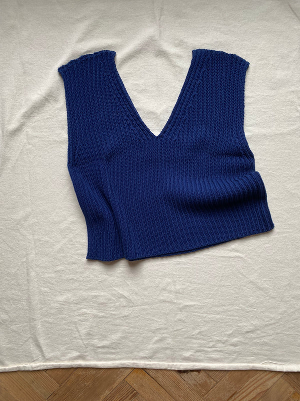 LUZ top / organic cotton / midnight / sample / 8-10uk