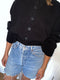 CARMEN cardigan / organic cotton / black