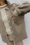 NENNA shirt / highland wool / rock salt