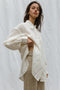 SANTIAGO big shirt / indian linen / milk