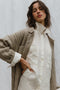 SANTIAGO big shirt / indian linen / milk