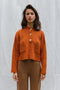 FRANKA ribbed jumper / highland wool / naranja
