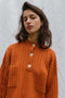 FRANKA ribbed jumper / highland wool / naranja